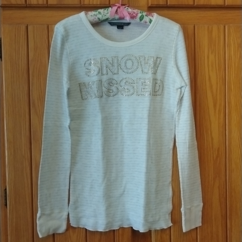 Victoria's Secret SNOW KISSED Thermal Bling Size L